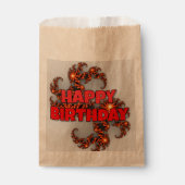 Sachets En Papier Bonne journée bénie. Joyeux Anniversaire (Devant)