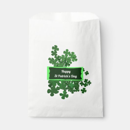 Sachets En Papier Bonne Saint Patrick's Day (Devant)