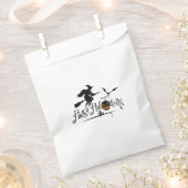 Sachets En Papier Bonne Sorcière Halloween Et chauves-souris (Coupé)