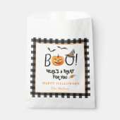 Sachets En Papier BOO Citrouille Happy Halloween traiter (Devant)