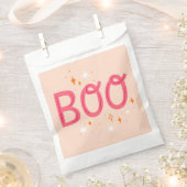 Sachets En Papier Boo Halloween (Coupé)