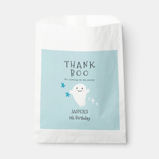 Sachets En Papier Boo Halloween Boy Fête d'anniversaire (Devant)