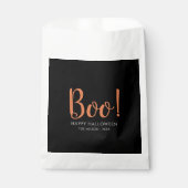 Sachets En Papier Boo Halloween moderne (Devant)