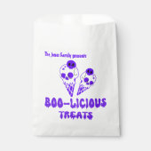 Sachets En Papier Boo-licious Traite Nom personnalisé (Devant)