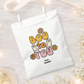 Sachets En Papier Boo to You Retro Halloween (Coupé)