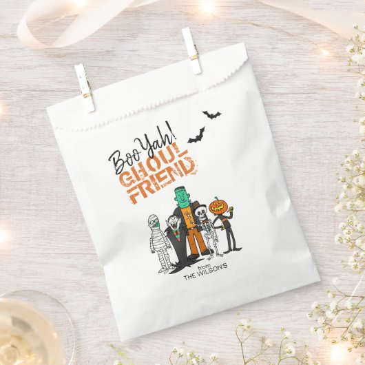 Sachets En Papier Boo Yah Ghoul Ami Halloween Monsters ID684 (Coupé)