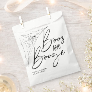 Sachets En Papier Boos et Booze Halloween Party