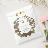 Sachets En Papier Botanique de bois Baby shower neutre (Scellé)