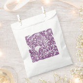 Sachets En Papier Botanique violet moderne (Coupé)