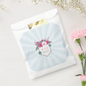 Sachets En Papier Bouclier monogramme floral (Scellé)