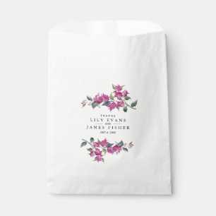 Sachets En Papier Bougainvilliers méditerranéens Merci Mariage