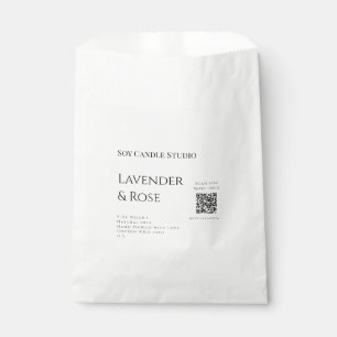 Sachets En Papier Bougie de soja à la rose lavande entreprise ajoute
