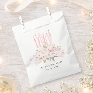 Sachets En Papier Bougies à gâteau floral moelleux n'importe quel