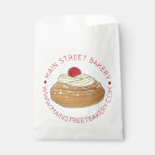 Sachets En Papier Boulangerie Italienne Zeppole Pâtisserie Frite Fab (Devant)