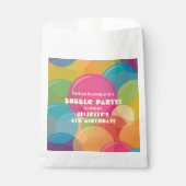 Sachets En Papier Boule colorée fête d'anniversaire (Devant)