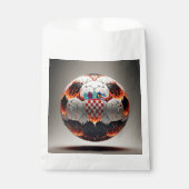 Sachets En Papier Boule de football croate fière (Devant)