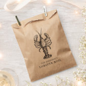 Sachets En Papier Boule de homard ou cuisson personnalisable (Coupé)