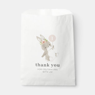 Sachets En Papier Boulon rose lapin