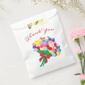Sachets En Papier Bouquet Coeur Merci Favoriser Sac (Scellé)