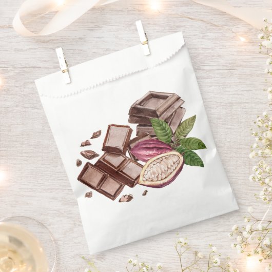 Sachets En Papier Bouquet de chocolat (Coupé)