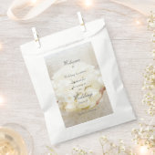 Sachets En Papier Bouquet de fleurs de Mariage nuptiale blanche (Coupé)