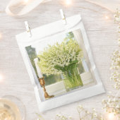 Sachets En Papier Bouquet de lys de fleurs printanières de la vallée (Coupé)