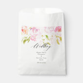 Sachets En Papier Bouquet de Rose d'aquarelle Boho (Devant)