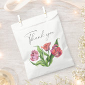 Sachets En Papier Bouquet d'eau Merci (Coupé)