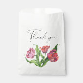 Sachets En Papier Bouquet d'eau Merci (Devant)