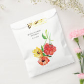 Sachets En Papier Bouquet floral rouge et jaune (Scellé)