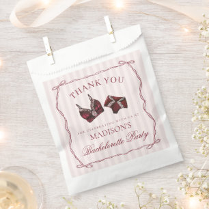 Sachets En Papier Bourgogne Lingerie Enterrement de Vie de Jeune Fil