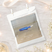 Sachets En Papier Bouteille Sur Mariage De Sable De Plage (Coupé)