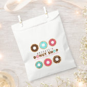 Sachets En Papier Boutique Donut fête d'anniversaire (Coupé)