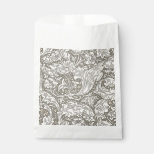 Sachets En Papier Bouton de fiancé de William Morris damassé antique