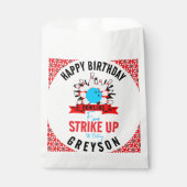 Sachets En Papier Bowl ! Fun Kids 5Anniversaire Party Bowling (Devant)