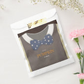 Sachets En Papier Boy baby shower autum chute bleu burlap bodysuit (Scellé)