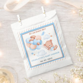 Sachets En Papier Boy Teddy Bear “We Can Bearly Wait” Baby Shower (Coupé)
