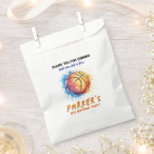 Sachets En Papier Boys Basketball Anniversaire Favoriser le sac (Coupé)