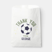 Sachets En Papier Boys Cool Soccer Thank You Kids Birthday (Devant)