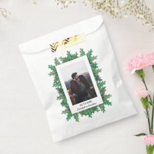 Sachets En Papier Branches de l'arbre d'hiver Mariage photo