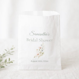 Sachets En Papier Bridal Shower Wildflower Garden Party Guest