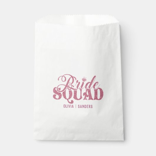 Sachets En Papier Bride Squad Bachelorette party (Devant)