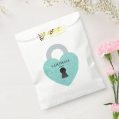 Sachets En Papier BRIDE Turquoise Blue Celebration Shower Party (Scellé)