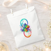 Sachets En Papier Bright infinity with rainbow butterfly (Coupé)