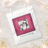 Sachets En Papier Bright Pink Custom Photo Bachelorette (Coupé)