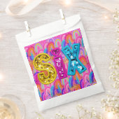 Sachets En Papier Bright Rainbow 6e anniversaire (Coupé)