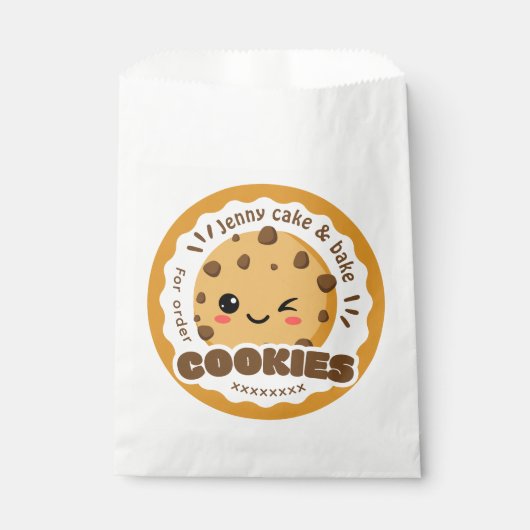 Sachets En Papier Brown cookies & sweet business (Devant)