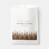 Sachets En Papier Brown Forest Range Mariage (Devant)