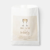 Sachets En Papier Brunch et Bubbly Engagement Party Brunch (Devant)