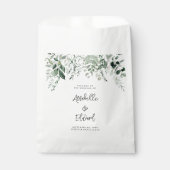 Sachets En Papier budget Mariage eucalyptus détails et invitation (Devant)